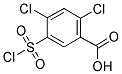 2,4-DICHLORO-5-CHLOROSULFONYL-BENZOIC ACID Struktur