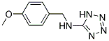 N-(4-METHOXYBENZYL)-1H-TETRAZOL-5-AMINE Struktur