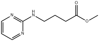 METHYL 4-(2-PYRIMIDINYLAMINO)BUTANOATE Struktur