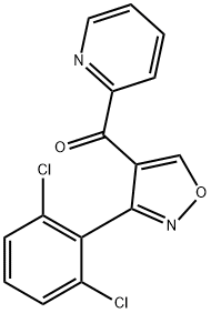 [3-(2,6-DICHLOROPHENYL)-4-ISOXAZOLYL](2-PYRIDINYL)METHANONE Struktur