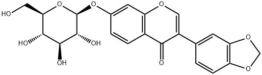 PSEUDOBAPTIGENIN-7-GLUCOSIDE Struktur