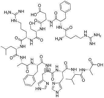 ARG-PHE-ASP-SER-ARG-LEU-ALA-PHE-HIS-HIS-VAL-ALA Struktur