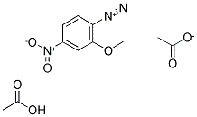 4-NITRO-O-ANISIDINE DIACETATE Struktur