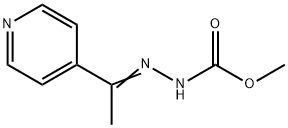 METHYL 2-[1-(4-PYRIDINYL)ETHYLIDENE]-1-HYDRAZINECARBOXYLATE Struktur