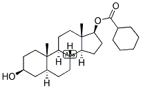 5-ALPHA-ANDROSTAN-3-BETA, 17-BETA-DIOL 17-HEXAHYDROBENZOATE Struktur