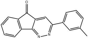 3-(3-METHYLPHENYL)-5H-INDENO[1,2-C]PYRIDAZIN-5-ONE Struktur