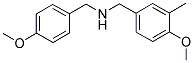 N-(4-METHOXYBENZYL)-N-(4-METHOXY-3-METHYLBENZYL)AMINE Struktur