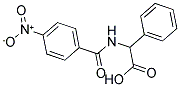 ((4-NITROBENZOYL)AMINO)(PHENYL)ACETIC ACID Struktur