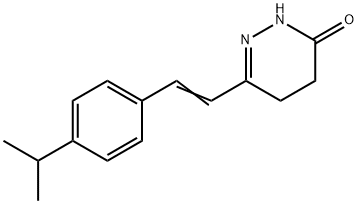 6-(4-ISOPROPYLSTYRYL)-4,5-DIHYDRO-3(2H)-PYRIDAZINONE Struktur