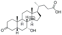 5BETA-CHOLANIC ACID-7ALPHA-OL-3-ONE Struktur