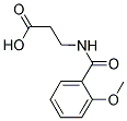 3-[(2-METHOXYBENZOYL)AMINO]PROPANOIC ACID Struktur