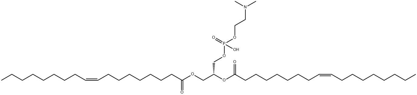 1,2-DIOLEOYL-SN-GLYCERO-3-PHOSPHOETHANOLAMINE-N,N-DIMETHYL Struktur