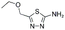 5-ETHOXYMETHYL-[1,3,4]THIADIAZOL-2-YLAMINE Struktur