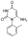 6-AMINO-1-(2-METHYLPHENYL)PYRIMIDINE-2,4(1H,3H)-DIONE Struktur