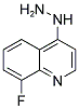 8-FLUORO-4-HYDRAZINOQUINOLINE Struktur