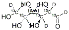 D-GLUCOSE-13C6-1,2,3,4,5,6,6-D7 Struktur