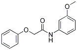 N-(3-METHOXYPHENYL)-2-PHENOXYETHANAMIDE Struktur