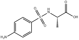 2-(4-AMINO-BENZENESULFONYLAMINO)-PROPIONIC ACID Struktur