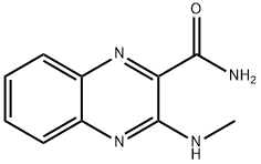 3-(METHYLAMINO)QUINOXALINE-2-CARBOXAMIDE Struktur