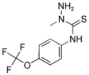 2-METHYL-4-(4-(TRIFLUOROMETHOXY)PHENYL)THIOSEMICARBAZIDE Struktur