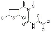 N1-(1,2,2-TRICHLOROVINYL)-5-(2,5-DICHLORO-3-THIENYL)-1H-PYRAZOLE-1-CARBOXAMIDE Struktur