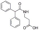 3-DIPHENYLACETYLAMINO-PROPIONIC ACID Struktur