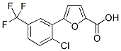 5-[2-CHLORO-5-(TRIFLUOROMETHYL)-PHENYL]-2-FUROIC ACID Struktur