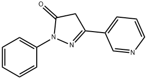 2-PHENYL-5-(3-PYRIDINYL)-2,4-DIHYDRO-3H-PYRAZOL-3-ONE Struktur