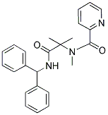 N-(1-(BENZHYDRYLAMINO)-2-METHYL-1-OXOPROPAN-2-YL)-N-METHYLPICOLINAMIDE Struktur