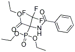 ETHYL 2-(BENZOYLAMINO)-2-(DIETHOXYPHOSPHORYL)-3,3,3-TRIFLUOROPROPANOATE Struktur