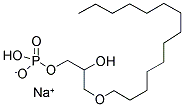 TETRADECYL-PHOSPHO-RAC-GLYCEROL SODIUM SALT Struktur