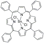 5,10,15,20-TETRAPHENYLPORPHYRIN SN(IV) DICHLORIDE Struktur