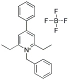 1-BENZYL-2,6-DIETHYL-4-PHENYLPYRIDINIUM TETRAFLUOROBORATE Struktur