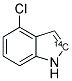 4-CHLOROINDOLE-2-14C Struktur