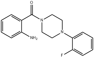 2-AMINOPHENYL 4-(2-FLUOROPHENYL)PIPERAZINYL KETONE Struktur