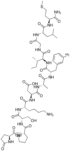 [125I]-ELEDOISIN Struktur