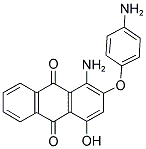 1-AMINO-2-(4-AMINOPHENOXY)-4-HYDROXYANTHRA-9,10-QUINONE Struktur