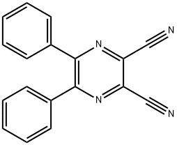 2,3-DICYANO-5,6-DIPHENYLPYRAZINE Struktur