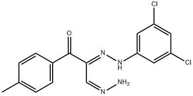 2-[2-(3,5-DICHLOROPHENYL)HYDRAZONO]-3-(4-METHYLPHENYL)-3-OXOPROPANAL HYDRAZONE Struktur