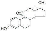 6A-METHYL-5A,6,6A,7,8,9,9A,9B,10,11-DECAHYDROCYCLOPENTA[7,8]PHENANTHRO[4B,5-B]OXIRENE-2,7-DIOL Struktur