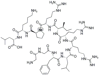 DYNORPHIN A (2-12), PORCINE Struktur