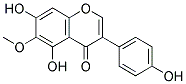 5,7,4'-TRIHYDROXY-6-METHOXYISOFLAVONE Struktur