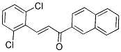 3-(2,6-DICHLOROPHENYL)-1-(2-NAPHTHYL)PROP-2-EN-1-ONE Struktur