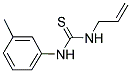 N-ALLYL-N'-(3-METHYLPHENYL)THIOUREA Struktur