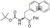 BOC-2-NAL-MERRIFIELD RESIN Struktur