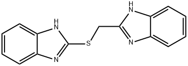 2-[(1H-BENZIMIDAZOL-2-YLMETHYL)THIO]-1H-BENZIMIDAZOLE Struktur