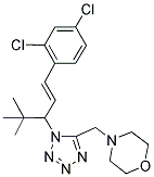 (E)-4-((1-(1-(2,4-DICHLOROPHENYL)-4,4-DIMETHYLPENT-1-EN-3-YL)-1H-TETRAZOL-5-YL)METHYL)MORPHOLINE Struktur