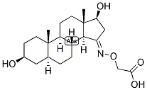 5ALPHA-ANDROSTAN-3BETA,17BETA-DIOL-15-ONE 15-O-CARBOXYMETHYLOXIME:BSA Struktur