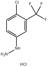 4-CHLORO-3-(TRIFLUOROMETHYL)PHENYLHYDRAZINE HYDROCHLORIDE Struktur