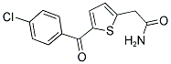 2-[5-(4-CHLOROBENZOYL)-2-THIENYL]ACETAMIDE Struktur